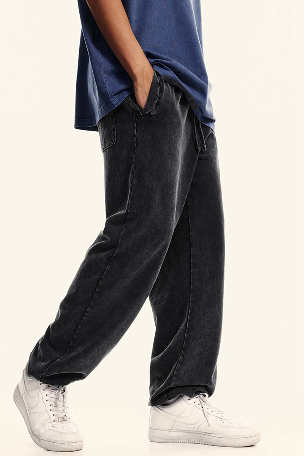 Vintage Dark Apricot Luxe Joggers - Urban Comfort Wear