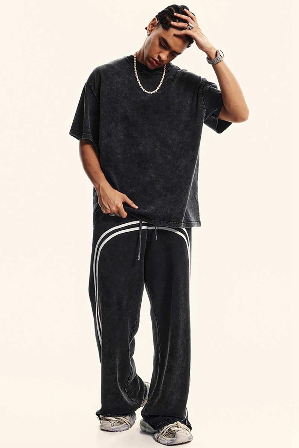 Timeless Canvas Vintage Wash Tee _ Classic Redefined