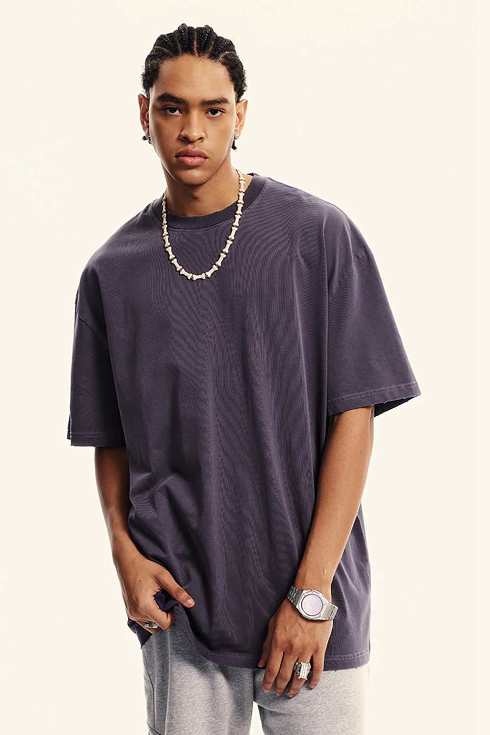 Timeless Canvas Vintage Wash Tee _ Classic Redefined