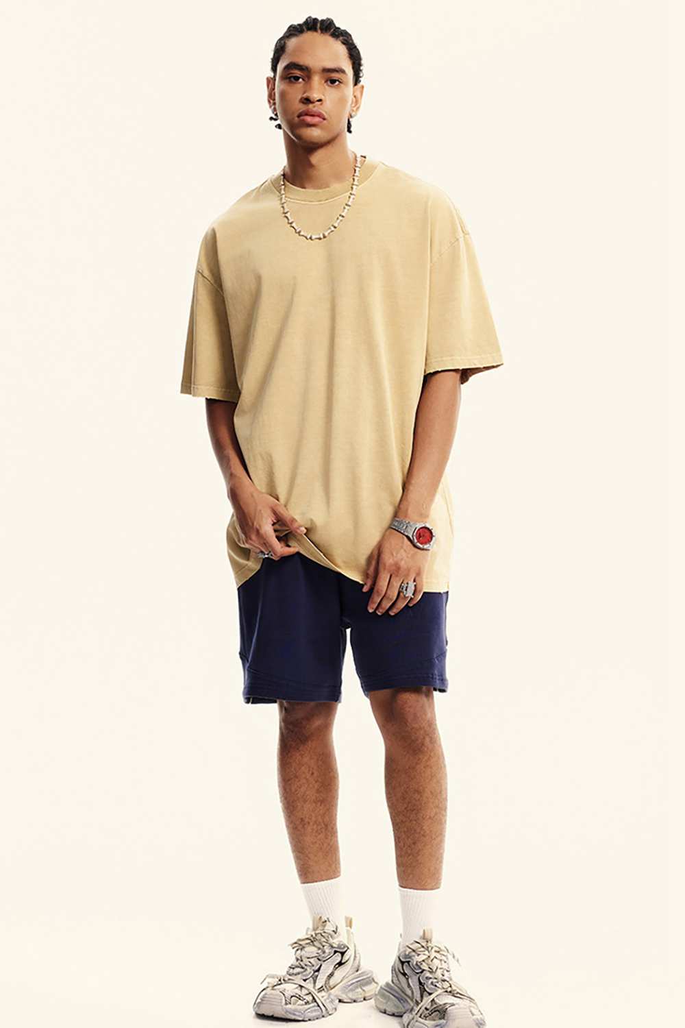 Timeless Canvas Vintage Wash Tee _ Classic Redefined