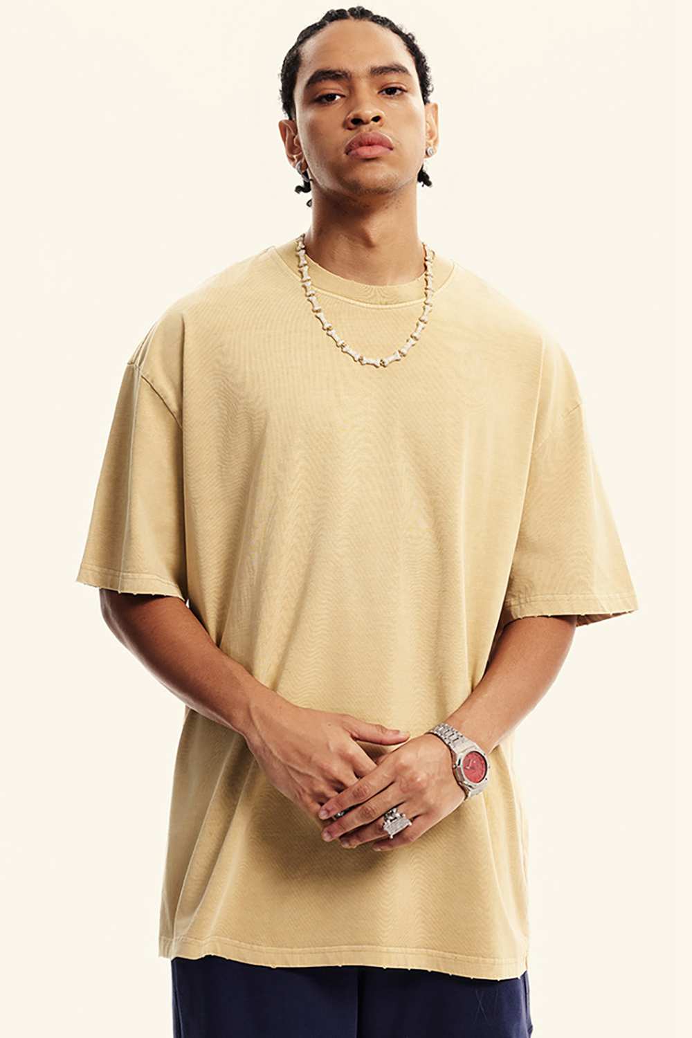 Timeless Canvas Vintage Wash Tee _ Classic Redefined