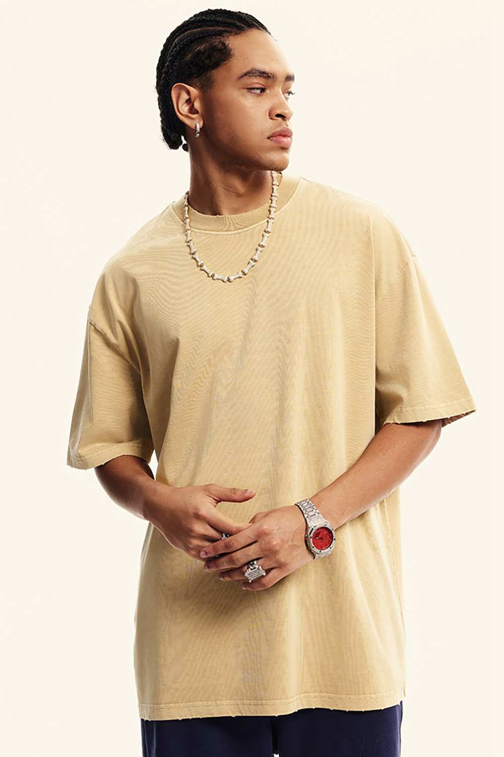 Timeless Canvas Vintage Wash Tee _ Classic Redefined