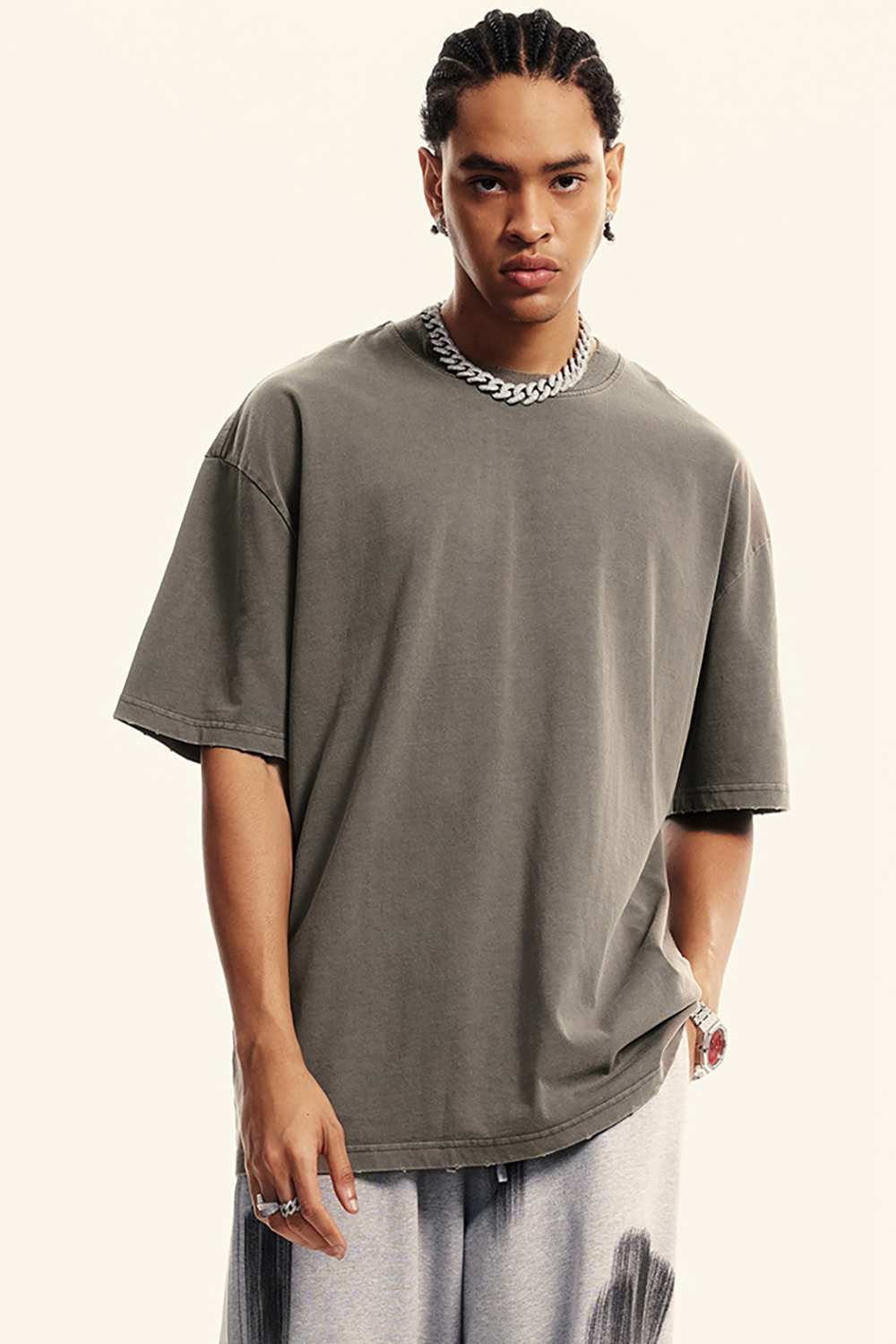 Timeless Canvas Vintage Wash Tee _ Classic Redefined