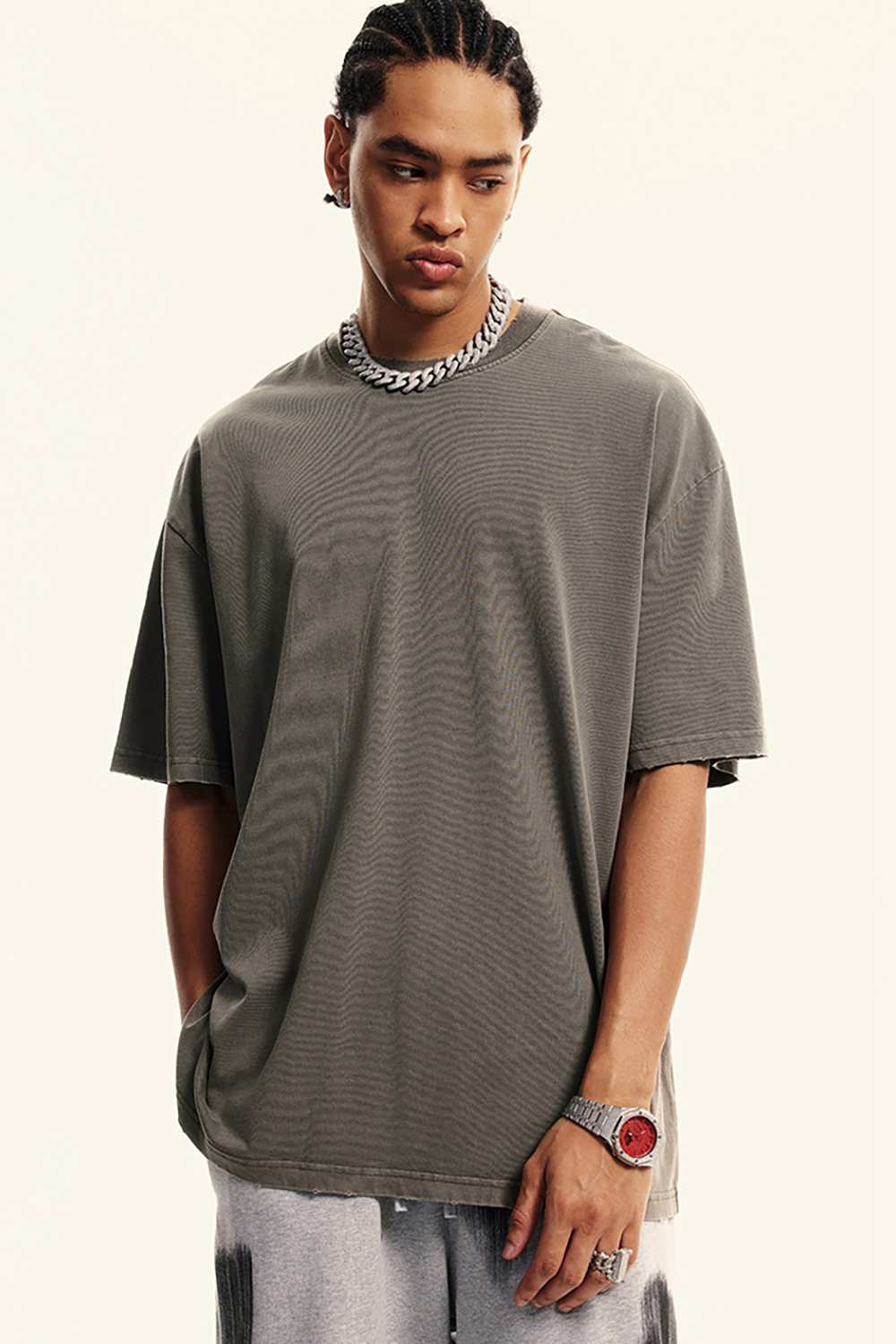 Timeless Canvas Vintage Wash Tee _ Classic Redefined