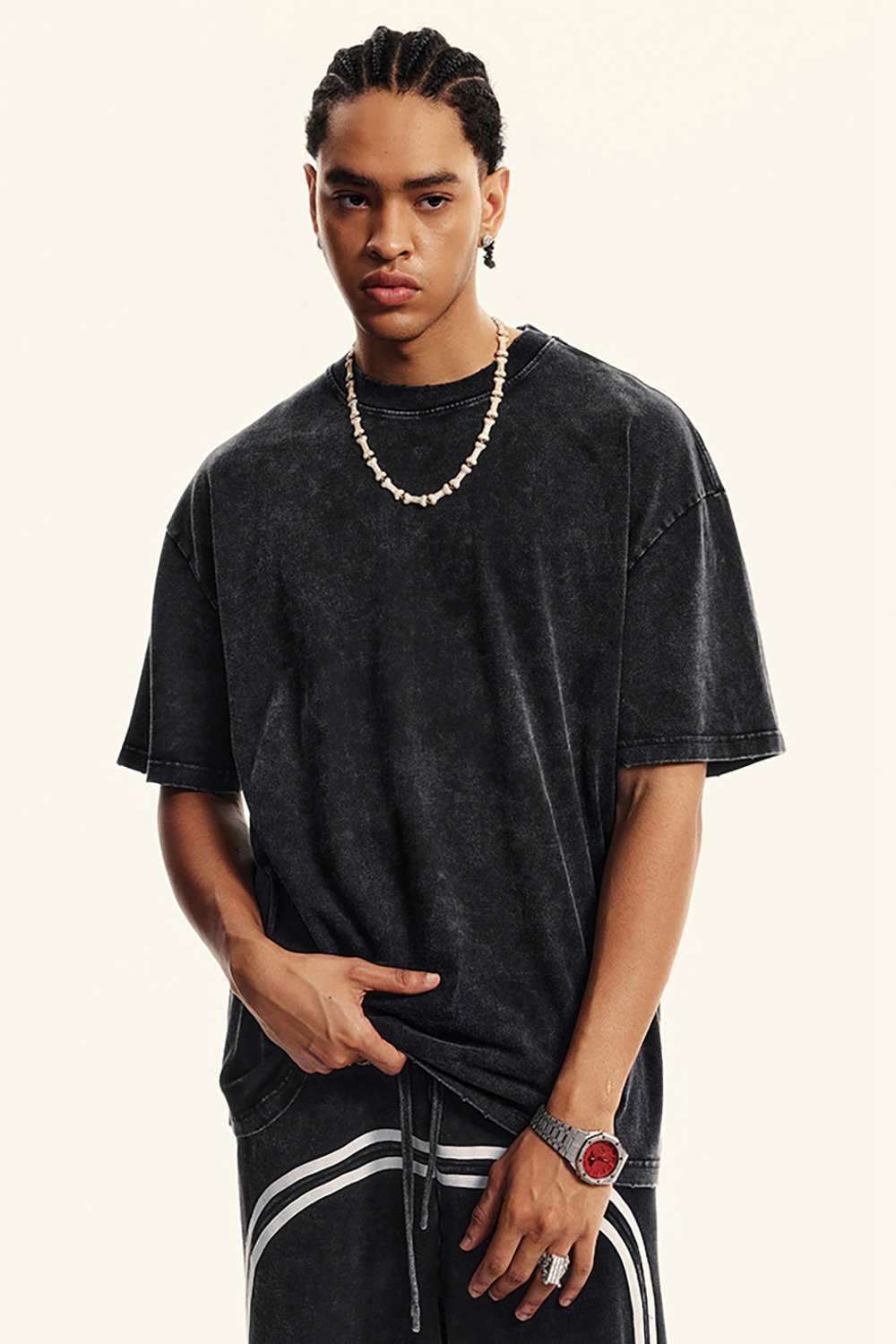 Timeless Canvas Vintage Wash Tee _ Classic Redefined