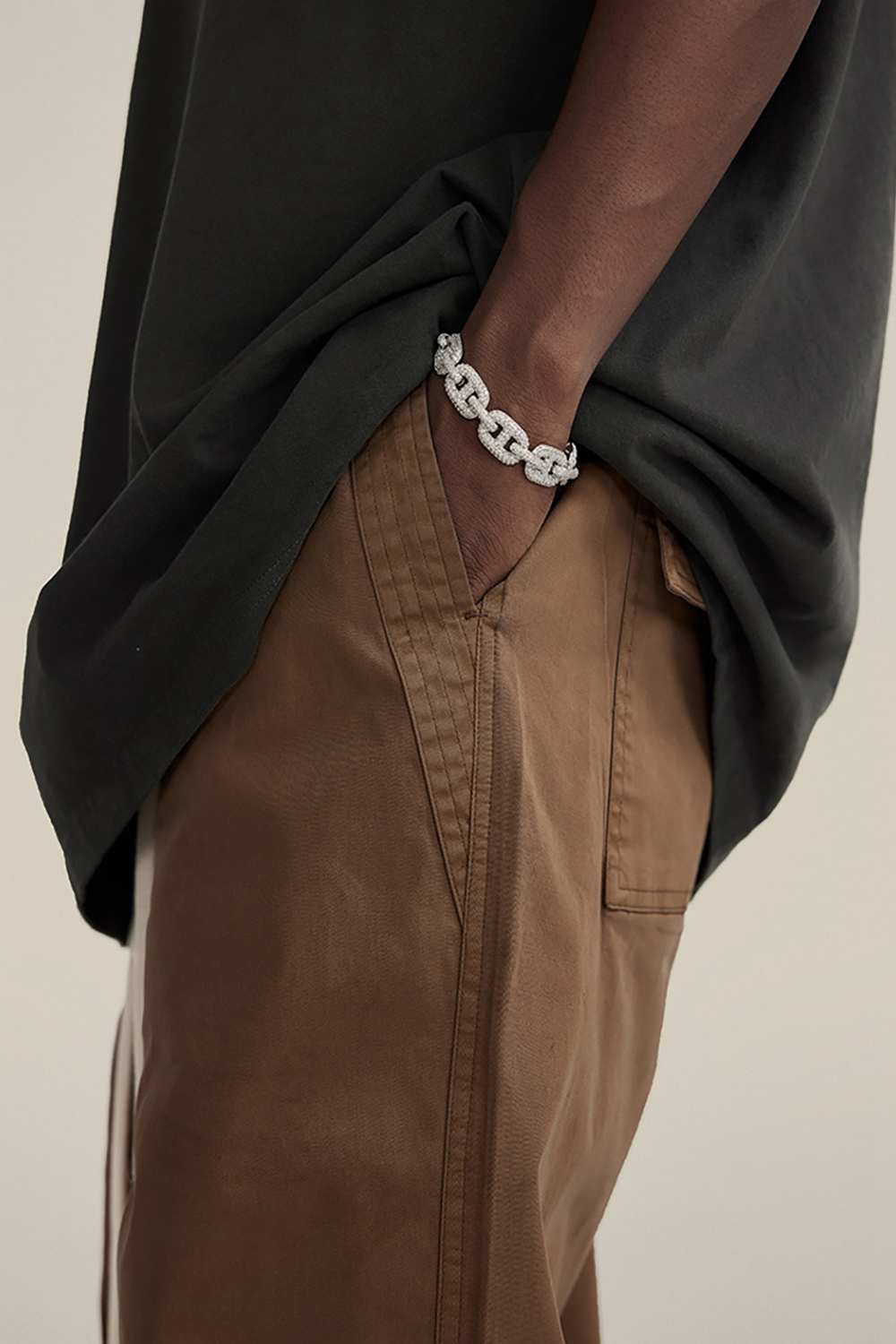 Vintage High Street Cargo Pants - Washed Urban Explorer Trousers