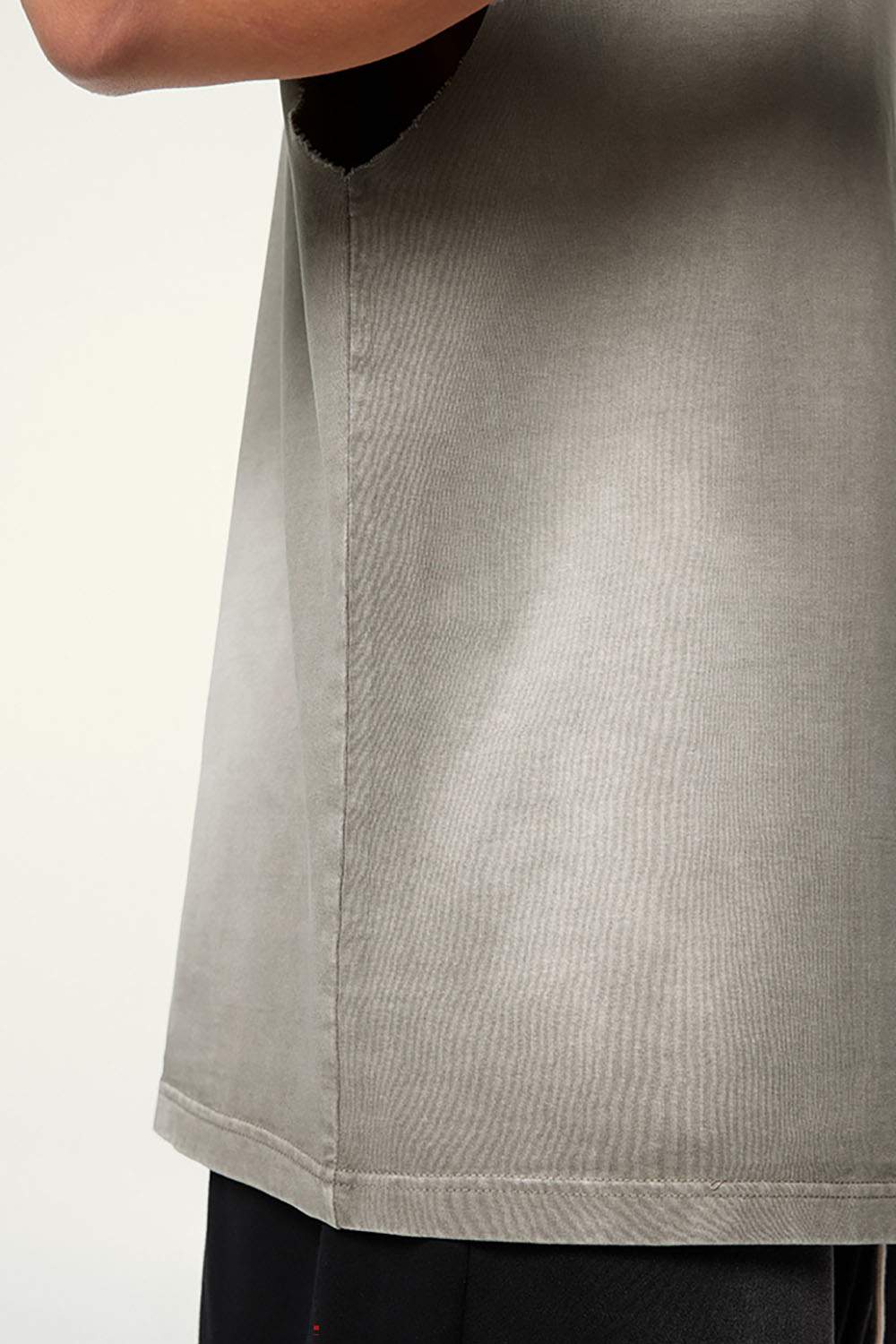 Street Style Gradient Sleeveless Vintage Washed Tank Top