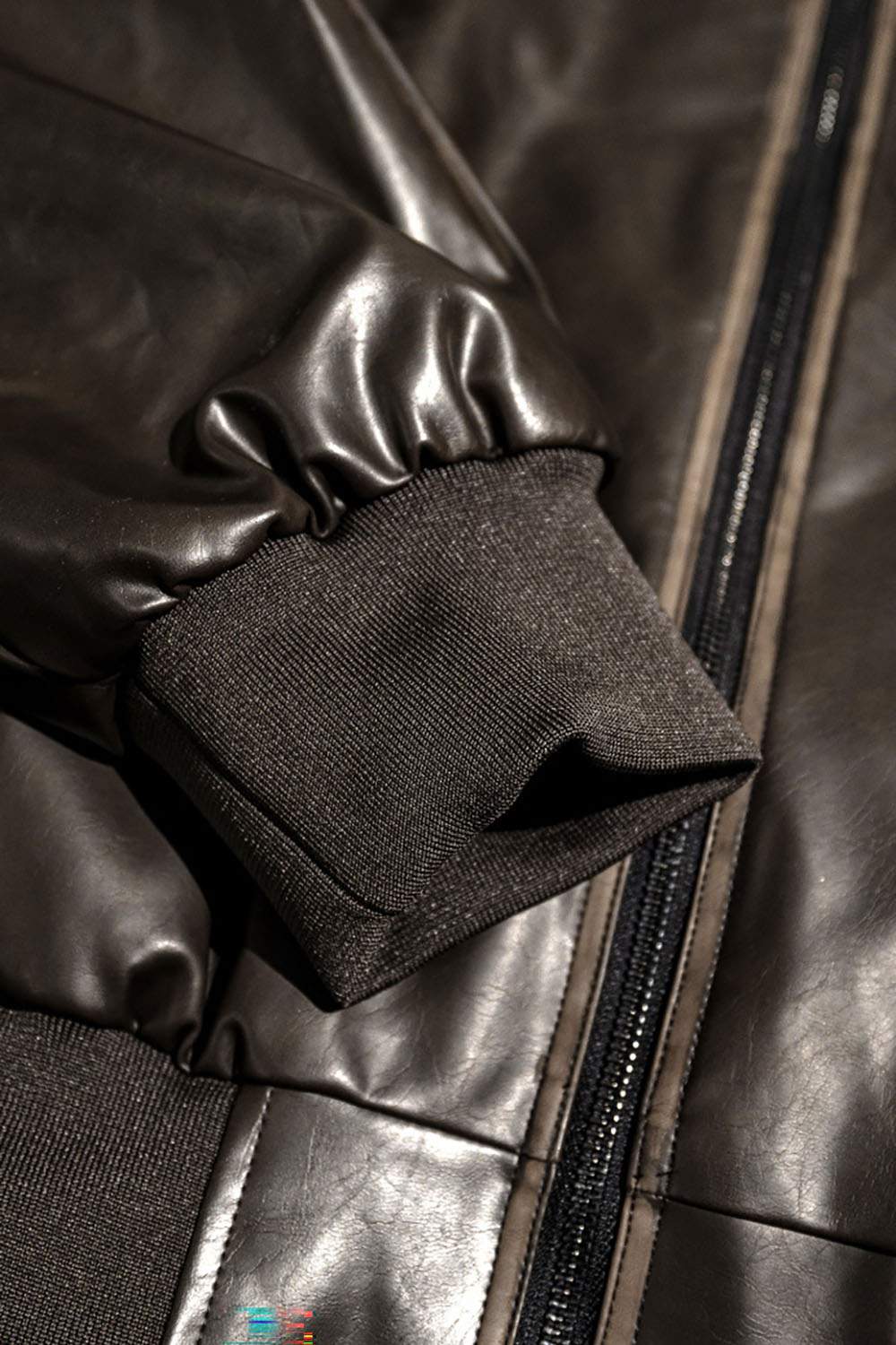 Vintage Distressed Leather Biker Jacket