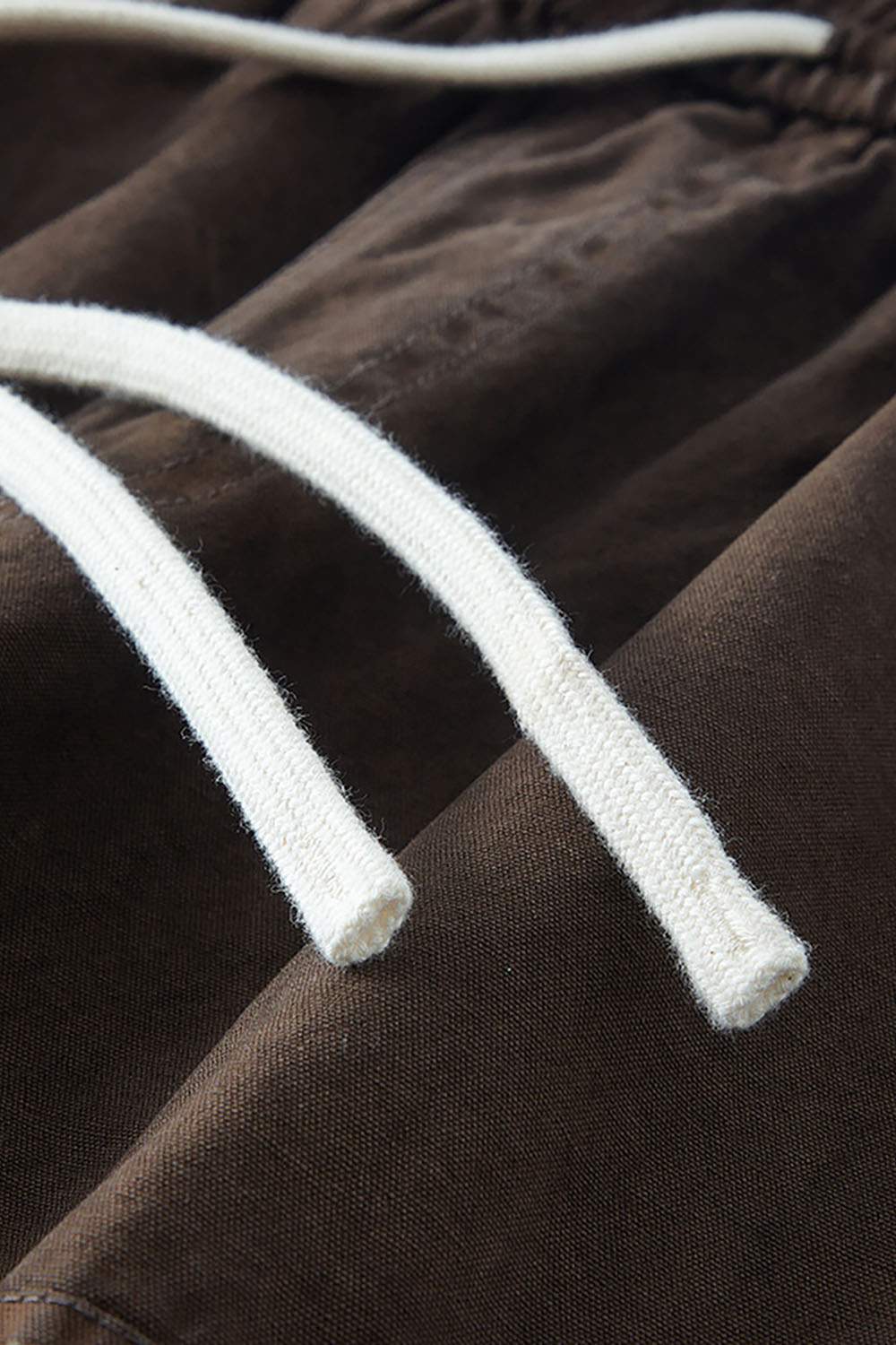 Autumn Winter Washed Gradient Drawstring Jogger Work Pants
