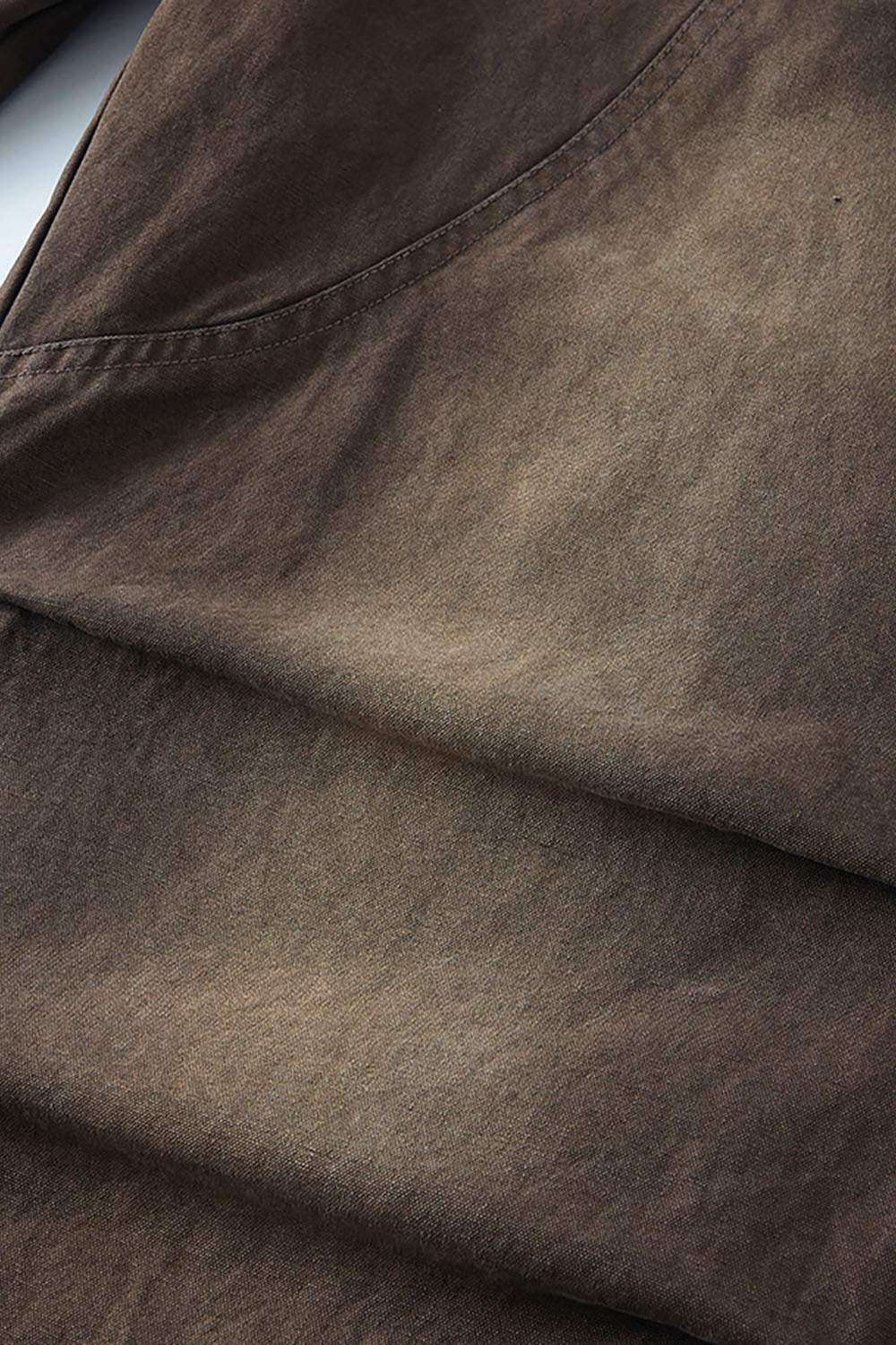 Autumn Winter Washed Gradient Drawstring Jogger Work Pants