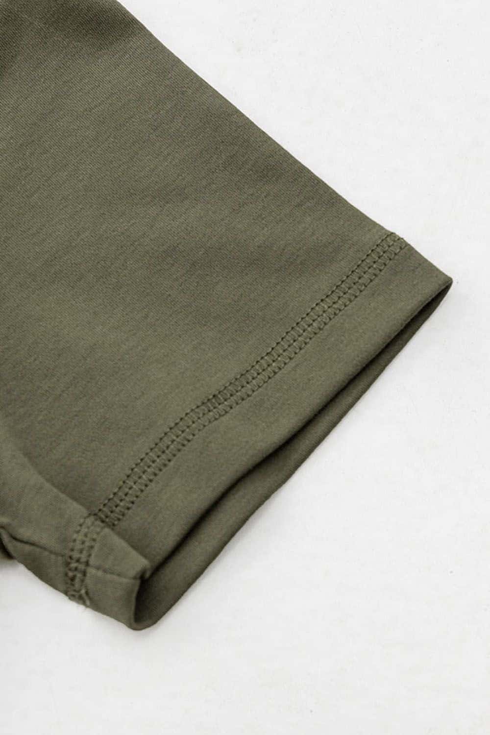 Fruit Print Slim Fit Cropped T-Shirt