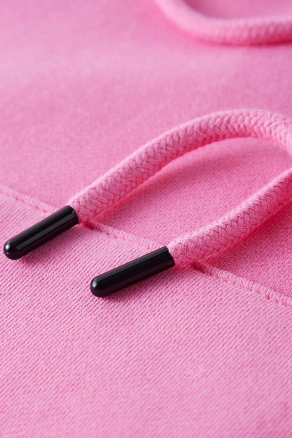 Retro Hooded Pullover Sweatshirt - Fleece-Lined Cropped Hoodie