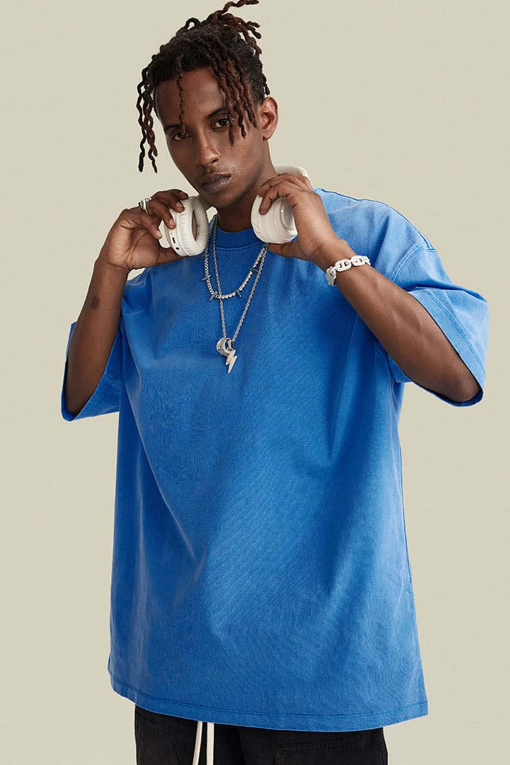 270G Heavyweight Pure Cotton Washed Vintage T-Shirt