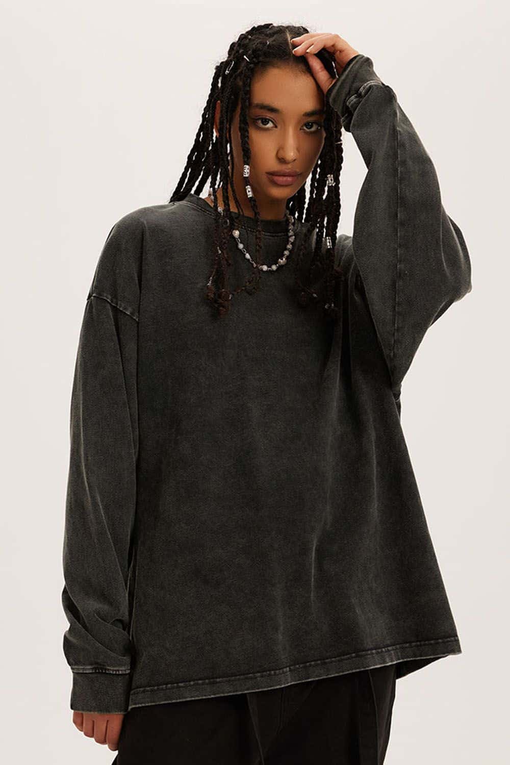 Vintage Wash Heavyweight 260G Long-Sleeve T-Shirt