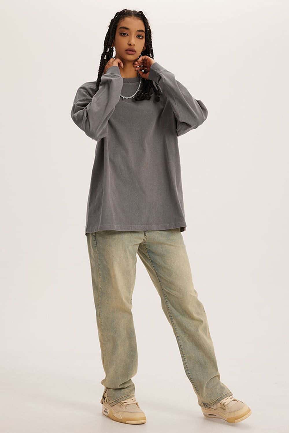 Vintage Wash Heavyweight 260G Long-Sleeve T-Shirt