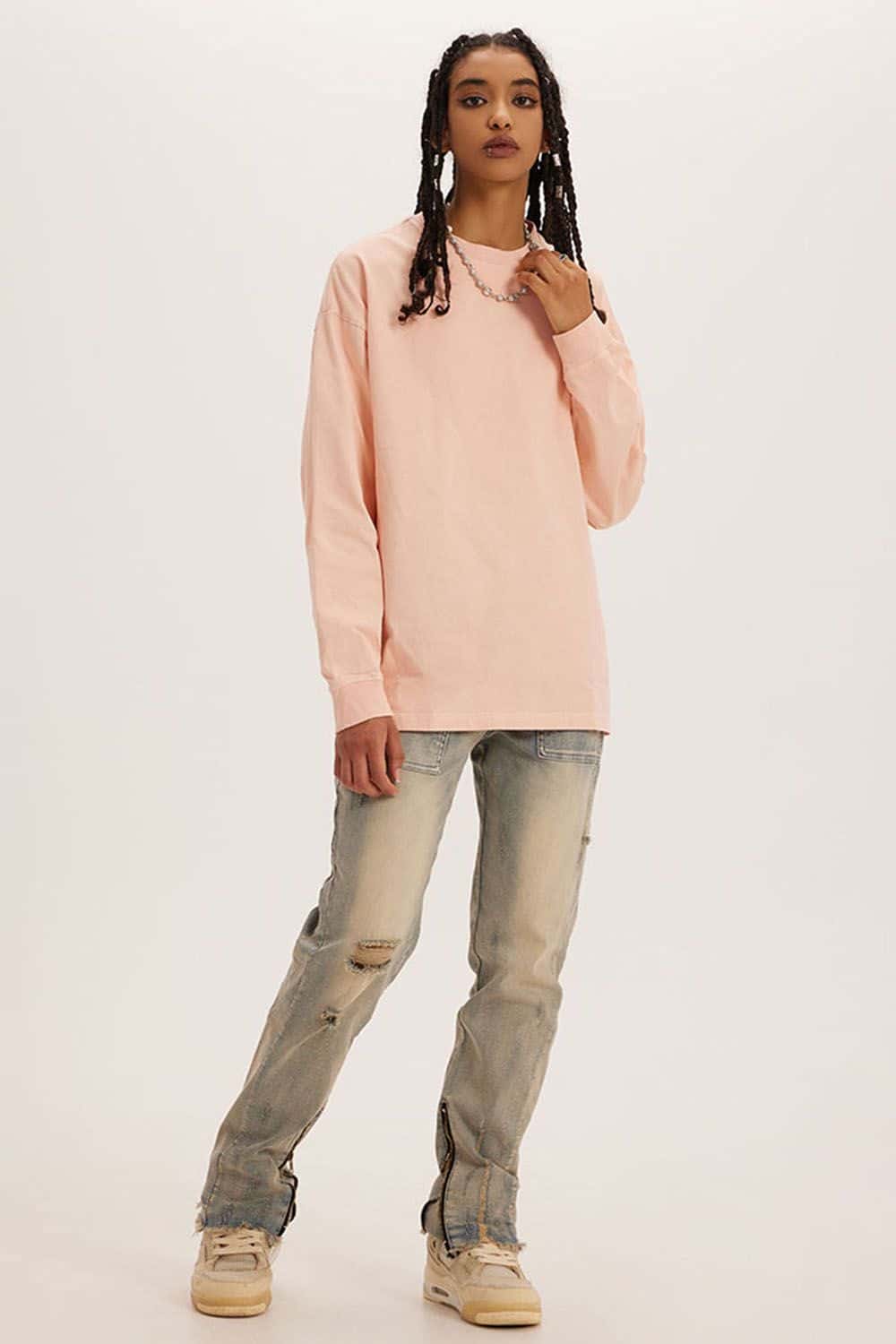 Vintage Wash Heavyweight 260G Long-Sleeve T-Shirt