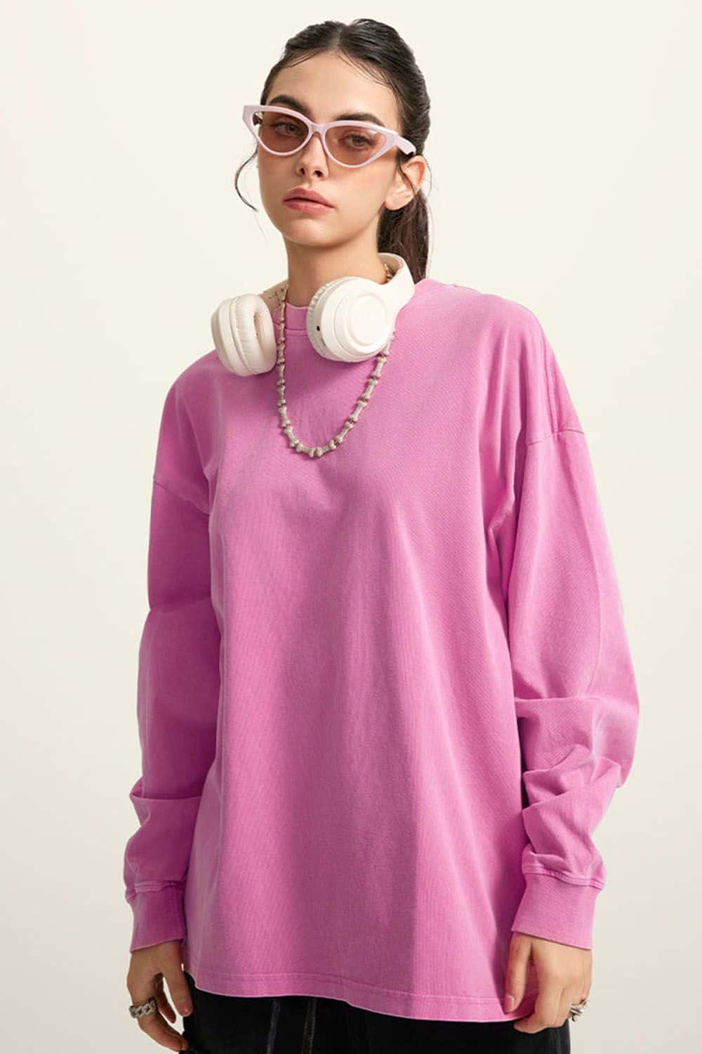 Vintage Wash Heavyweight 260G Long-Sleeve T-Shirt