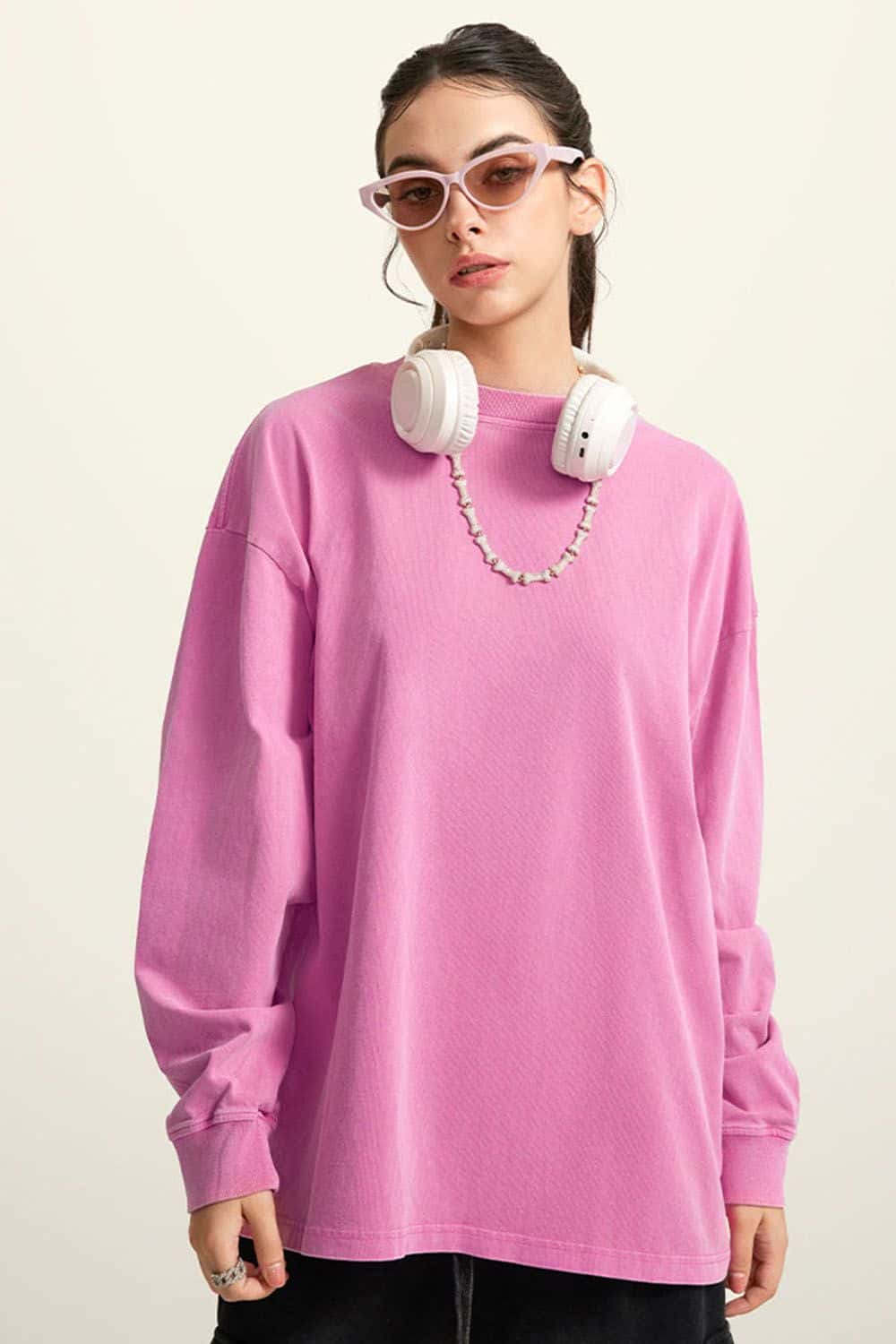 Vintage Wash Heavyweight 260G Long-Sleeve T-Shirt