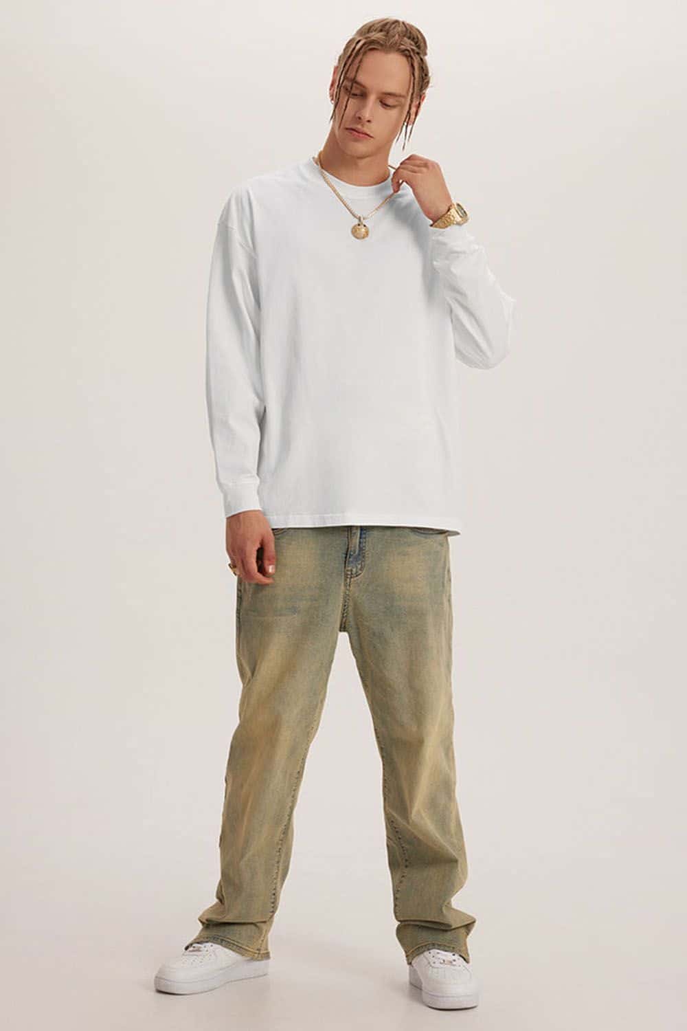 Vintage Wash Heavyweight 260G Long-Sleeve T-Shirt