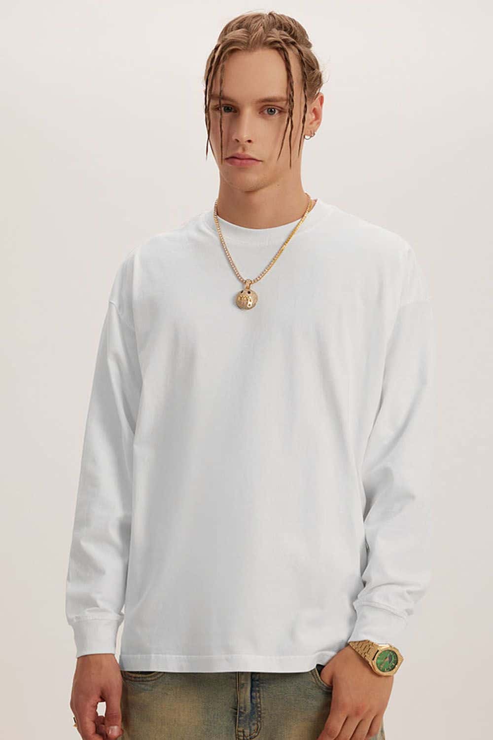 Vintage Wash Heavyweight 260G Long-Sleeve T-Shirt