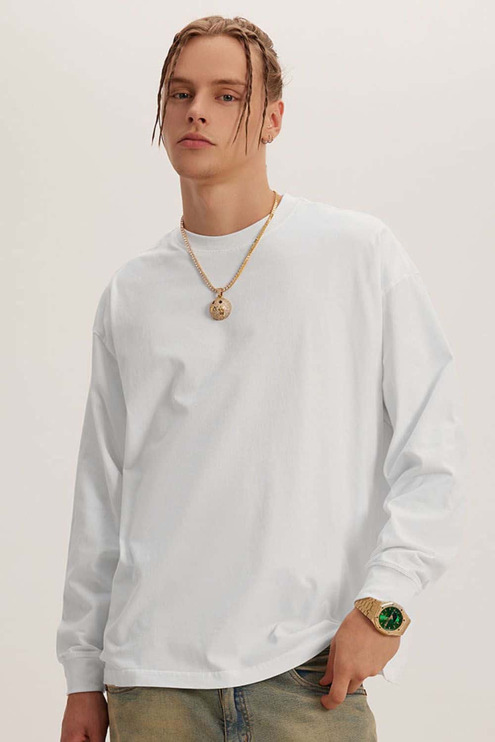 Vintage Wash Heavyweight 260G Long-Sleeve T-Shirt