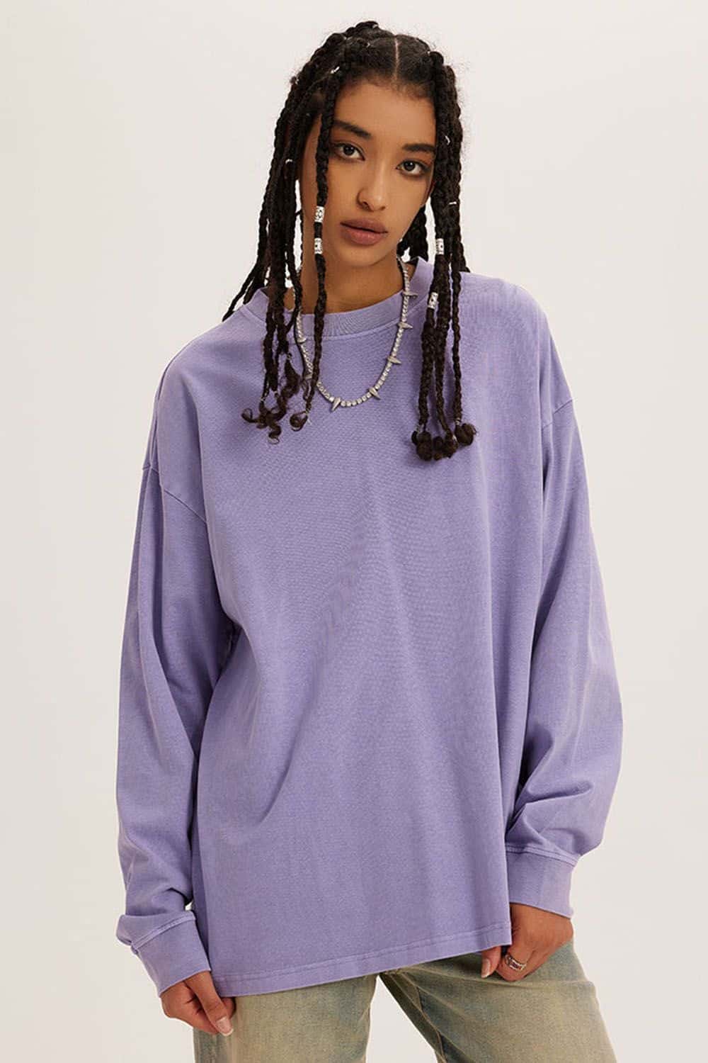 Vintage Wash Heavyweight 260G Long-Sleeve T-Shirt