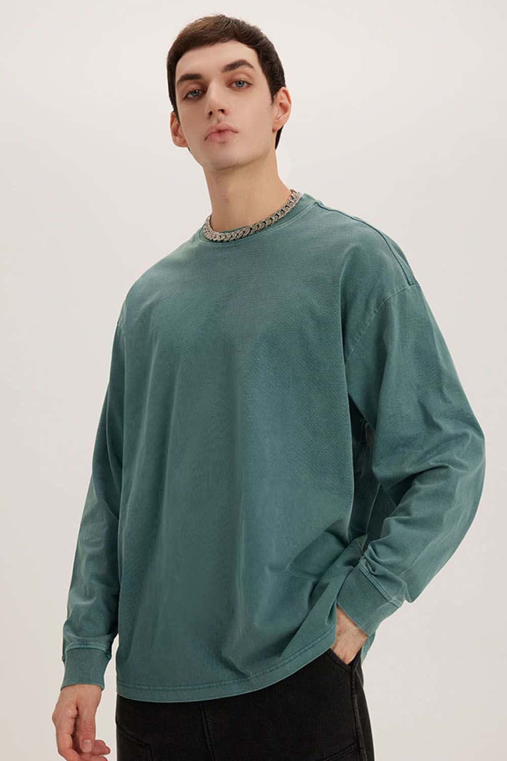 Vintage Wash Heavyweight 260G Long-Sleeve T-Shirt