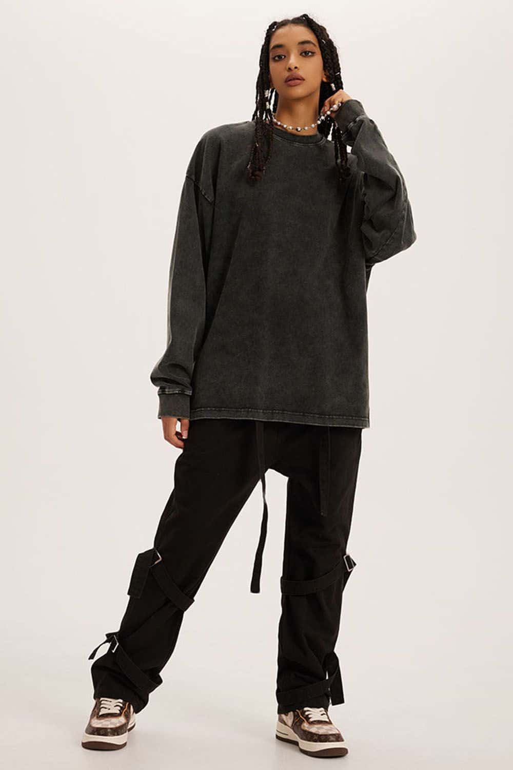 Vintage Wash Heavyweight 260G Long-Sleeve T-Shirt