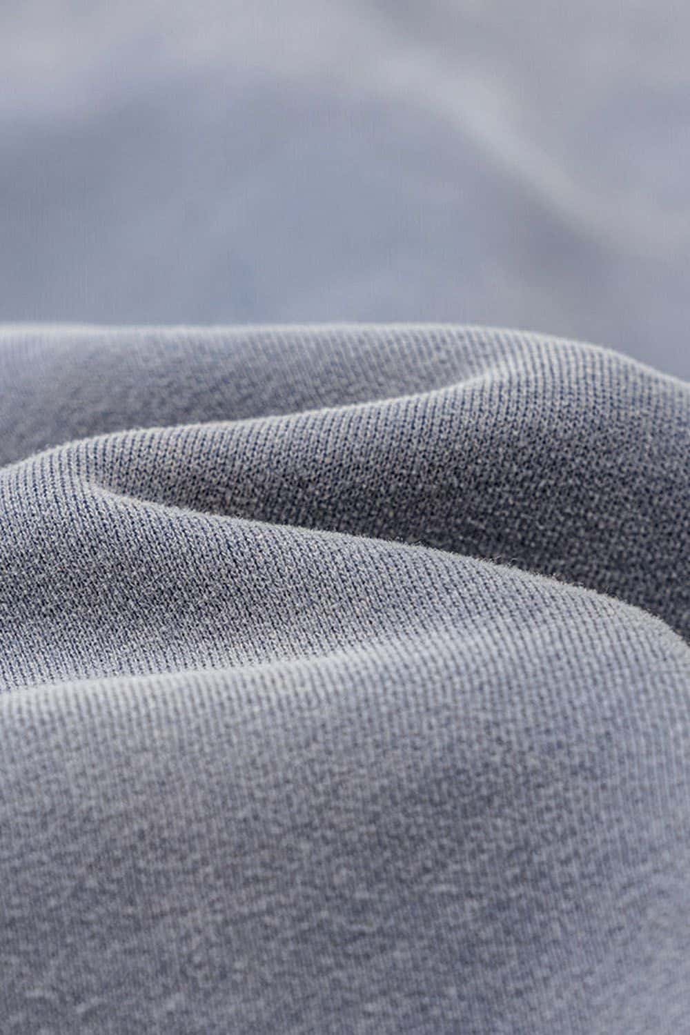 Distressed Fleece-Lined Zip-Up Hoodie