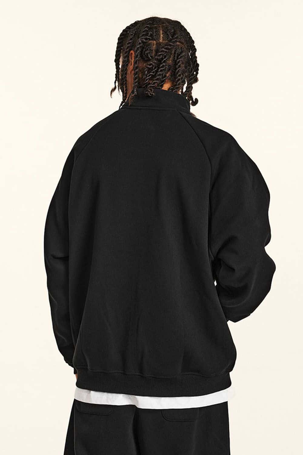 Light Gray Fleece-Lined Zip-Up Hoodie Jacket