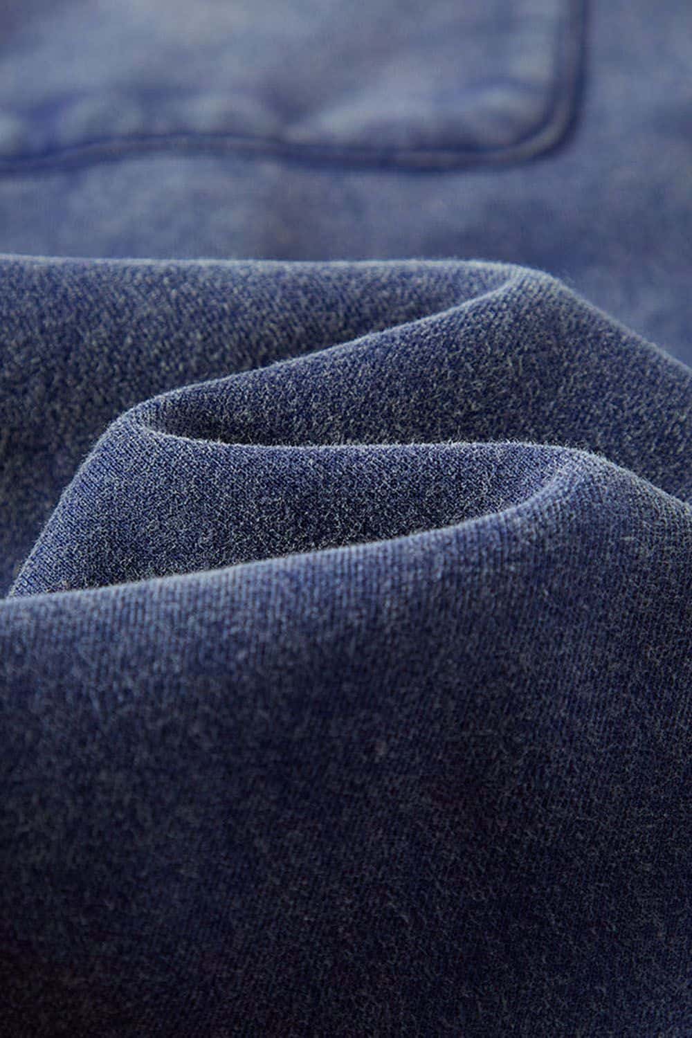 Vintage Washed Fleece-Lined Joggers with Cuffed Ankles