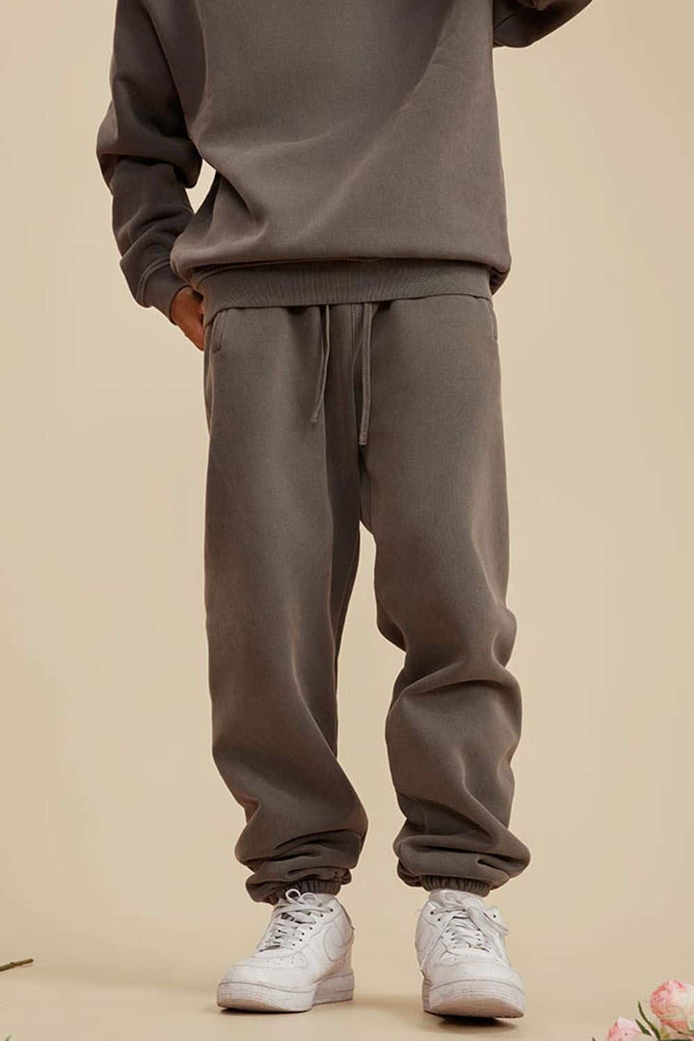 Vintage Wash Fleece-Lined Jogger Sweatpants