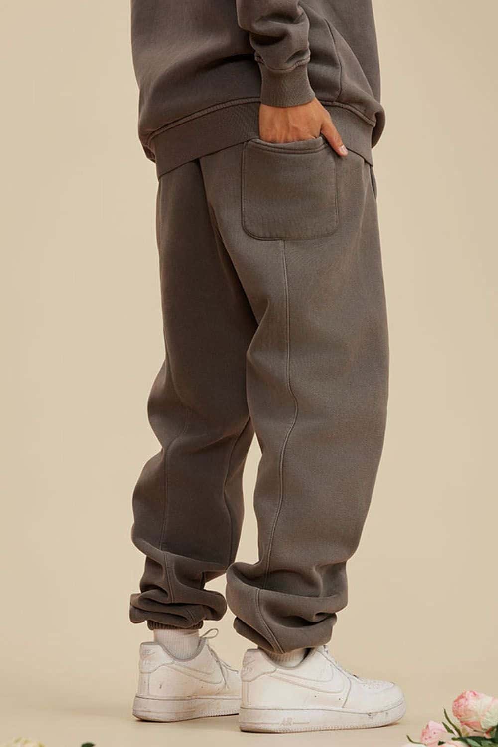 Vintage Wash Fleece-Lined Jogger Sweatpants