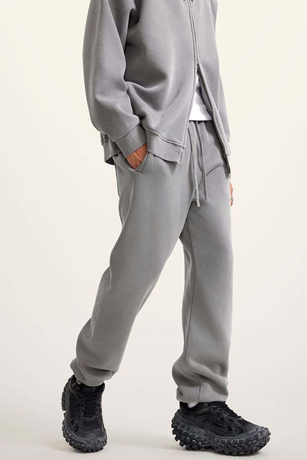Vintage Wash Fleece-Lined Jogger Sweatpants