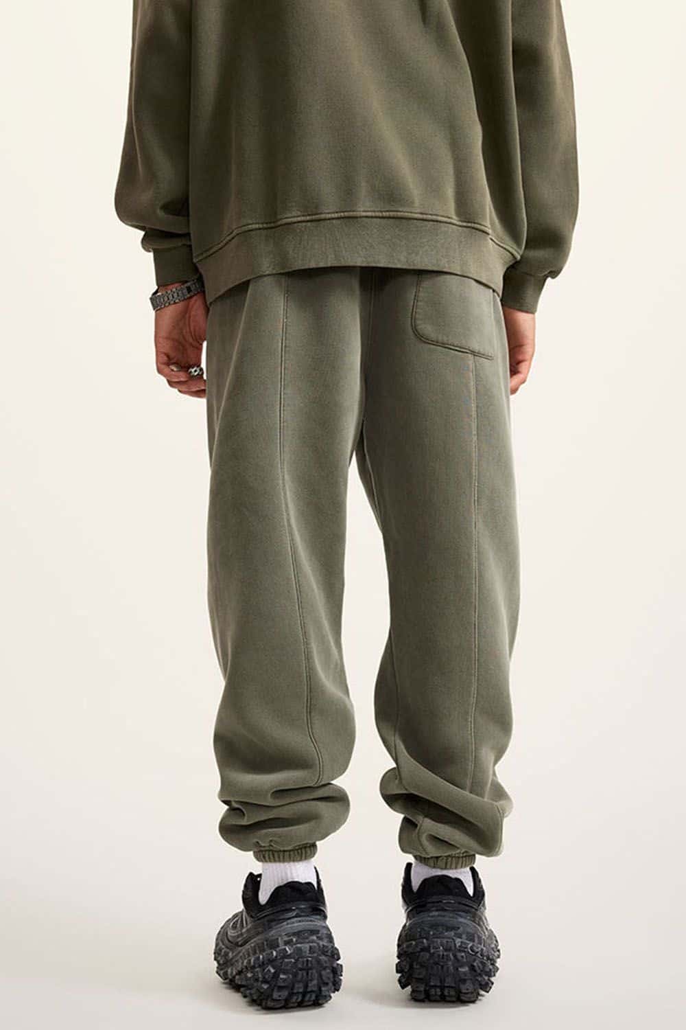 Vintage Wash Fleece-Lined Jogger Sweatpants