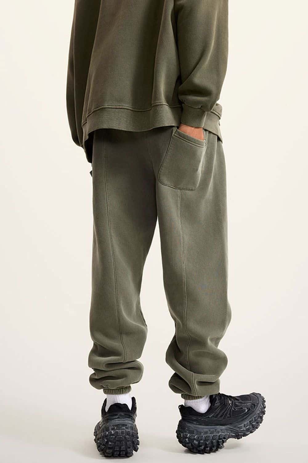Vintage Wash Fleece-Lined Jogger Sweatpants