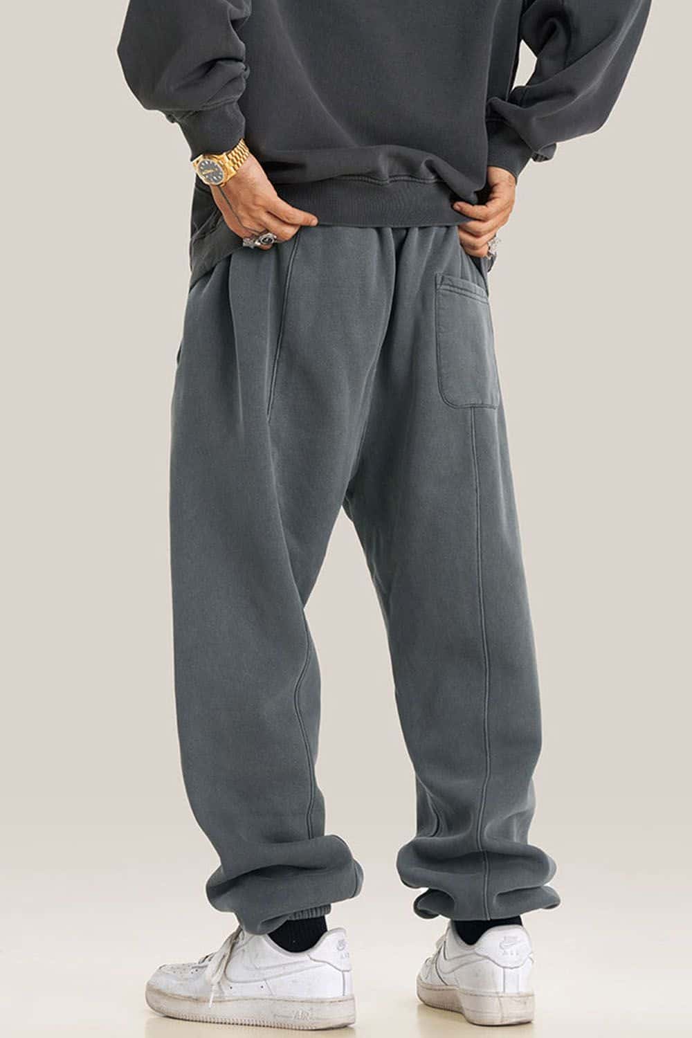 Vintage Wash Fleece-Lined Jogger Sweatpants