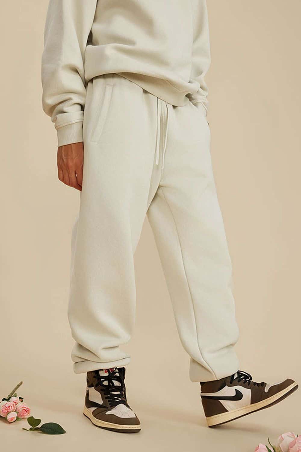 Vintage Wash Fleece-Lined Jogger Sweatpants