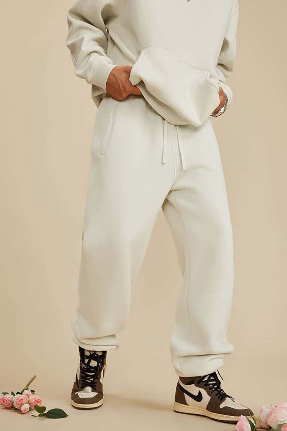 Vintage Wash Fleece-Lined Jogger Sweatpants