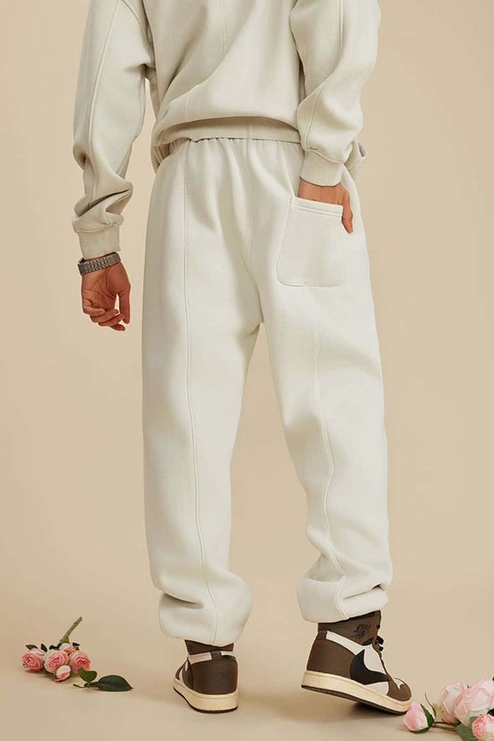 Vintage Wash Fleece-Lined Jogger Sweatpants