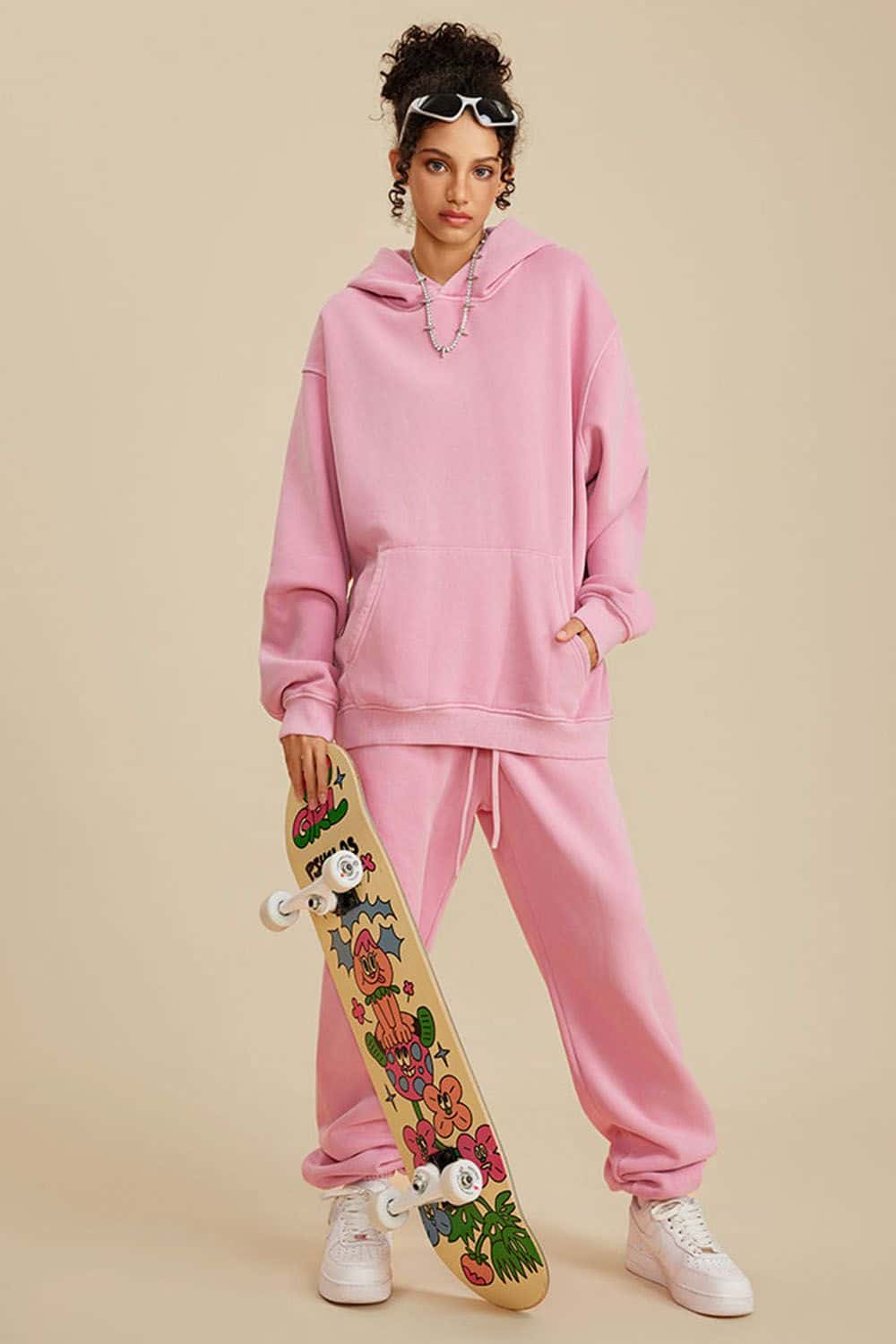 Heavyweight Fleece-Lined Vintage Wash Hoodie