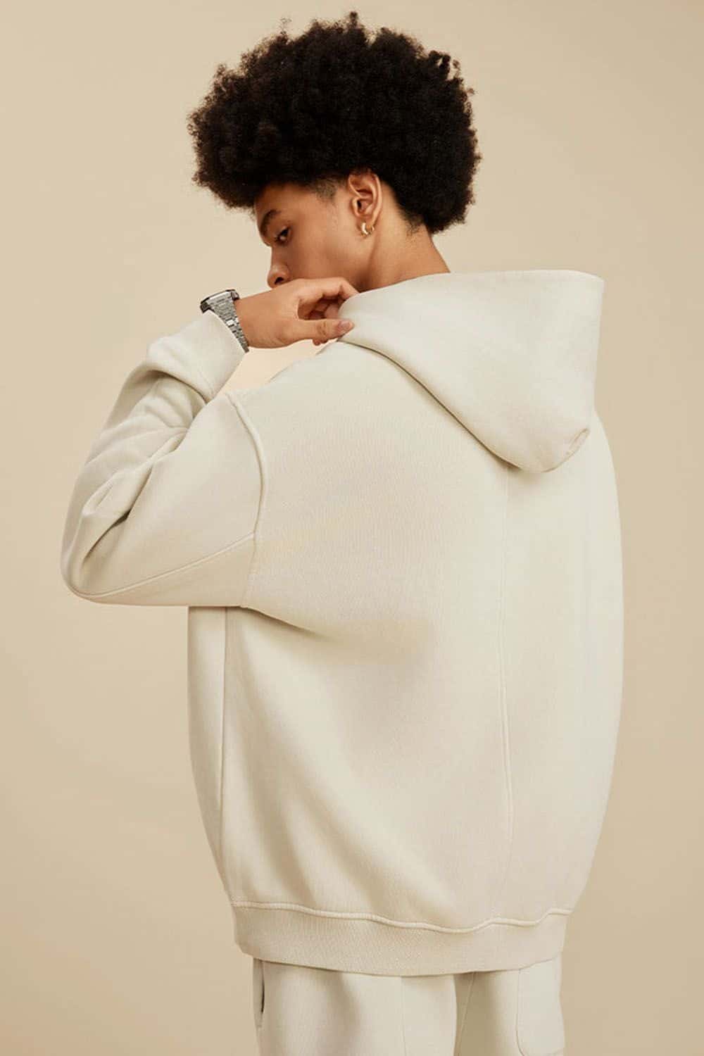 Heavyweight Fleece-Lined Vintage Wash Hoodie