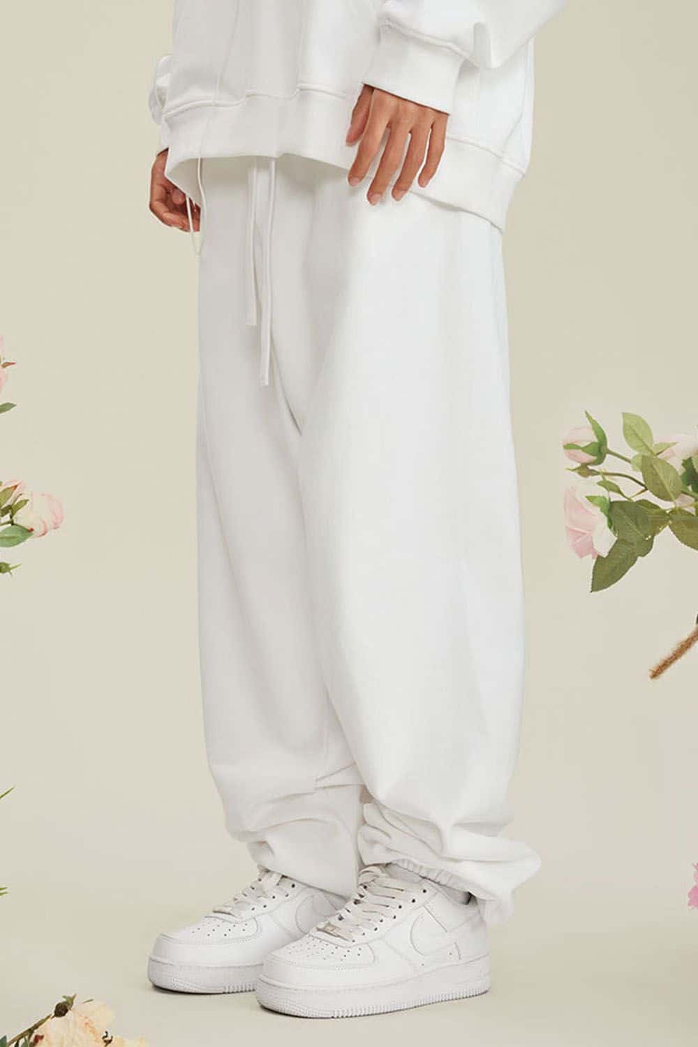 Heavyweight Fleece-Lined Joggers with Elastic Cuffs