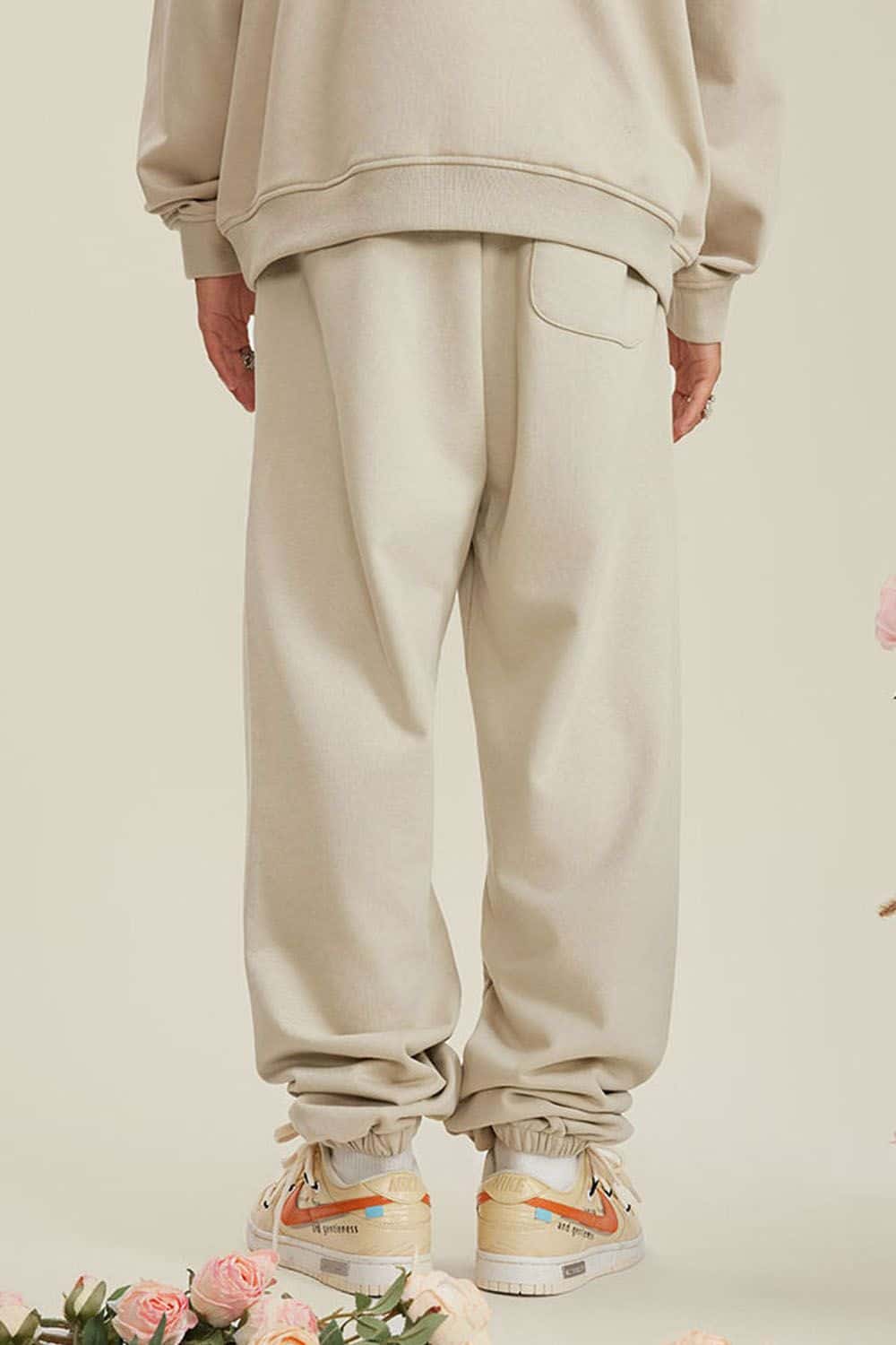 Heavyweight Fleece-Lined Joggers with Elastic Cuffs