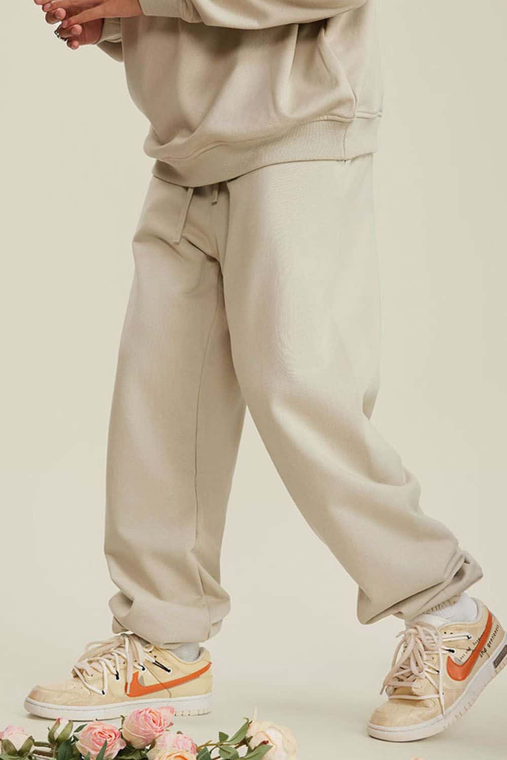 Heavyweight Fleece-Lined Joggers with Elastic Cuffs