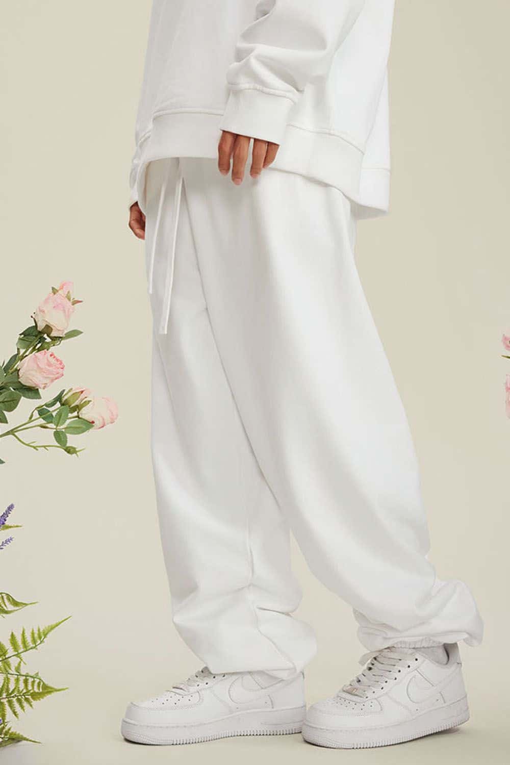 Heavyweight Fleece-Lined Joggers with Elastic Cuffs