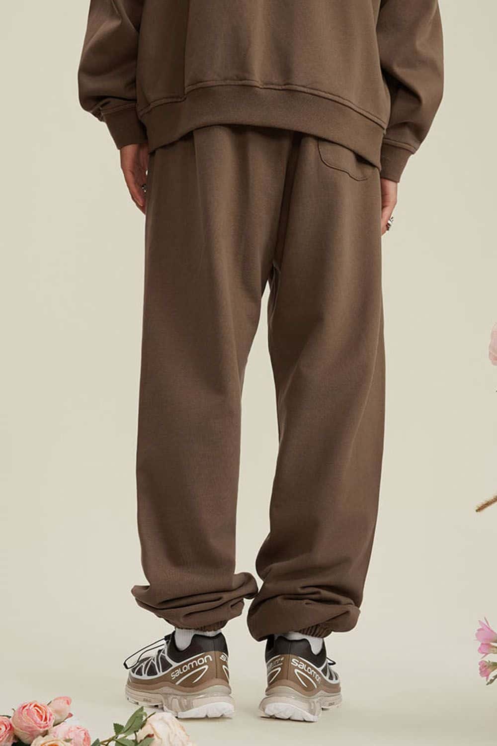 Heavyweight Fleece-Lined Joggers with Elastic Cuffs