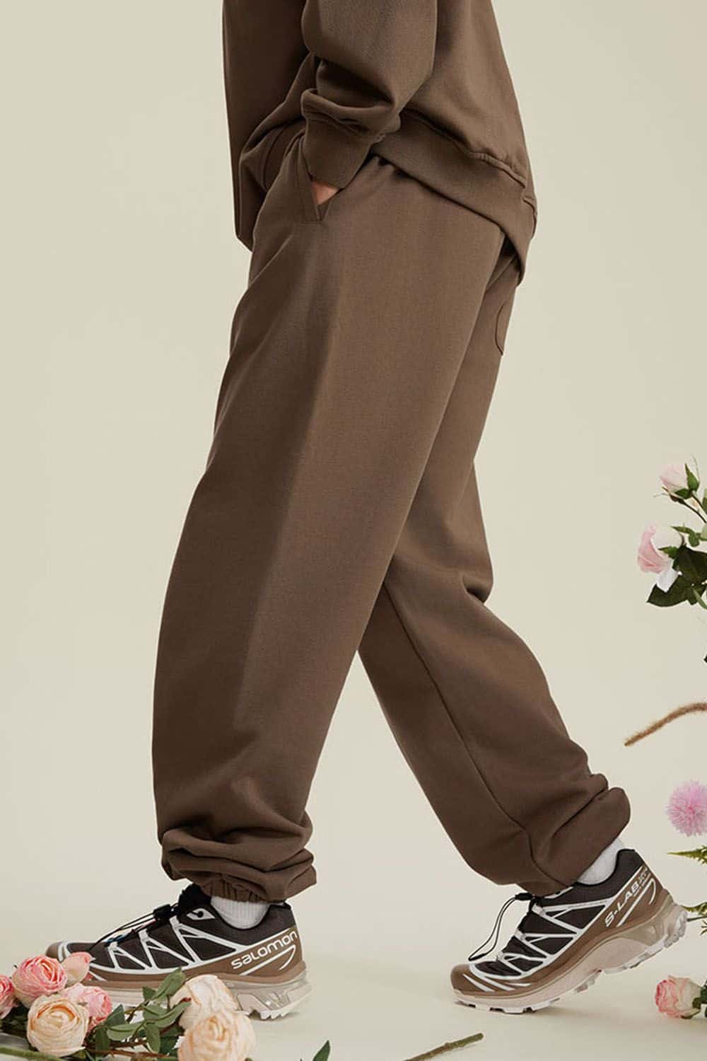 Heavyweight Fleece-Lined Joggers with Elastic Cuffs