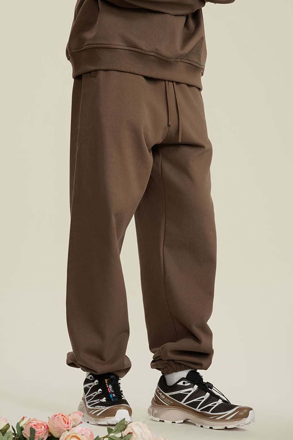 Heavyweight Fleece-Lined Joggers with Elastic Cuffs