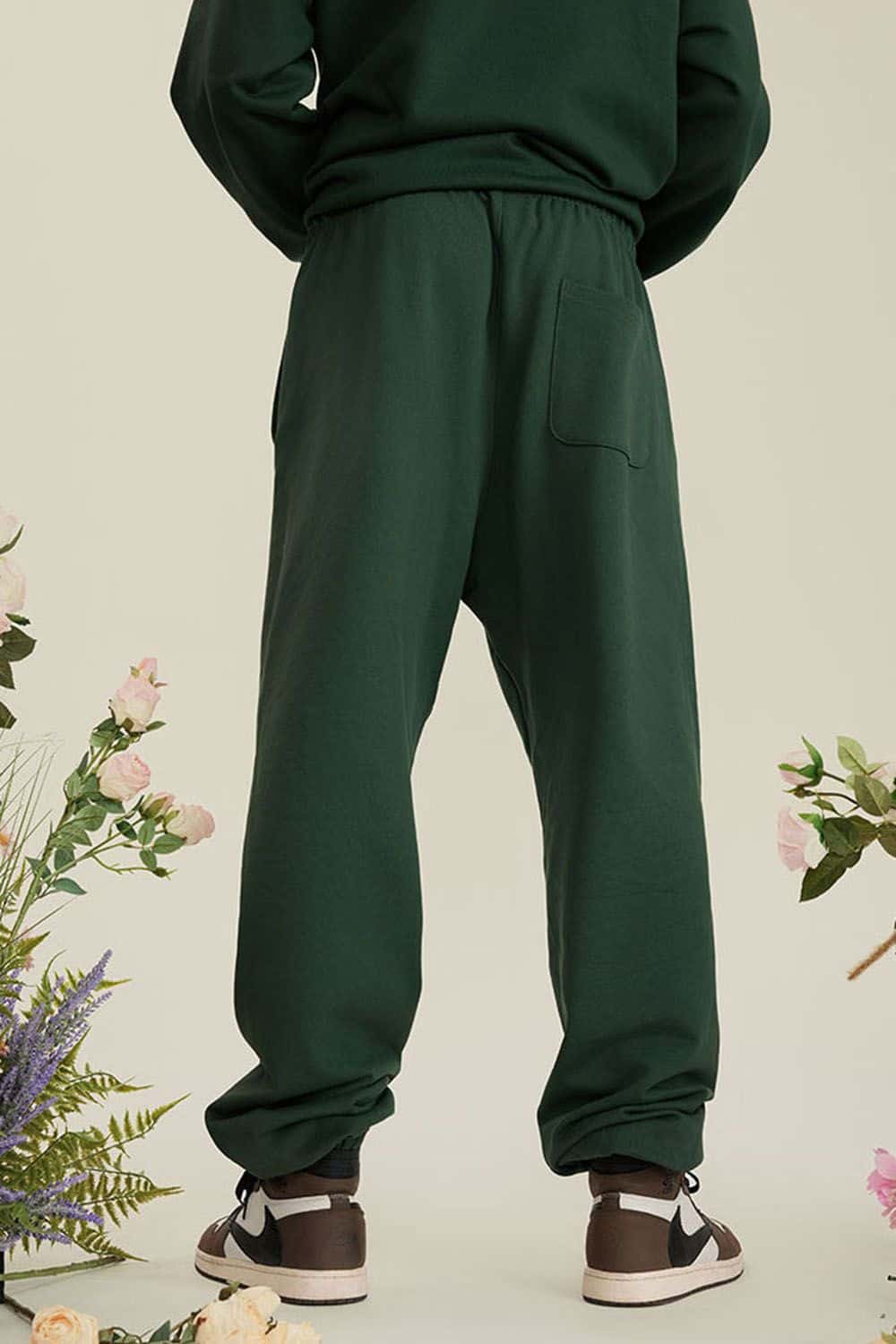 Heavyweight Fleece-Lined Joggers with Elastic Cuffs